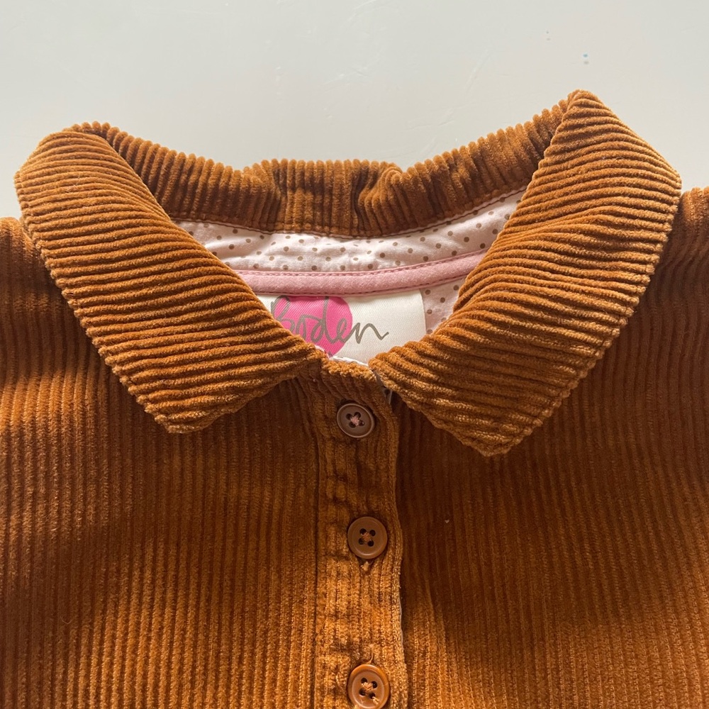Mini Boden Brown Cord Dress